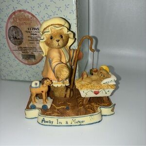 Cherished Teddies Away in a Manger Figurine - “Elijah”, 2003